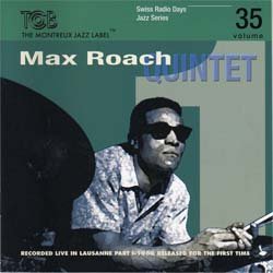 画像1: MAX ROACH QUINTET / Lausanne 1960 Part1 -  Swiss Radio Days Jazz Series, vol.35 [CD] (TCB)    