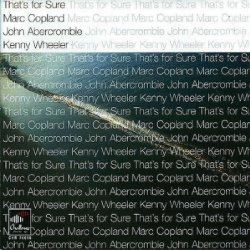 画像1: 日本初CD化  MARC COPLAND(マーク・コープランド)(p) JOHN ABERCROMBIE,KENNY WHEELER / Thats For Sure  [CD]]  (TIMELESS)