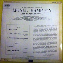 画像2: 中古アナログちょっとRARE！ LIONEL HAMPTON /  Memorable Session [LP]] (VOGUE)