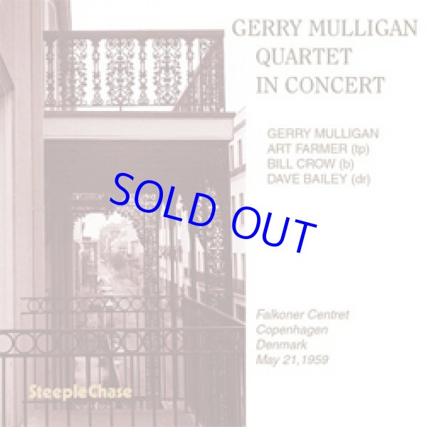 画像1: GERRY MULLIGAN QUARTET / In Concert [CD]] (STEEPLE CHASE)