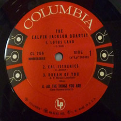 画像3: ☆中古アナログちょっとRARE CALVIN JACKSON(p) / The Calvin Jackson Quartet [LP]]  (COLUMBIA)